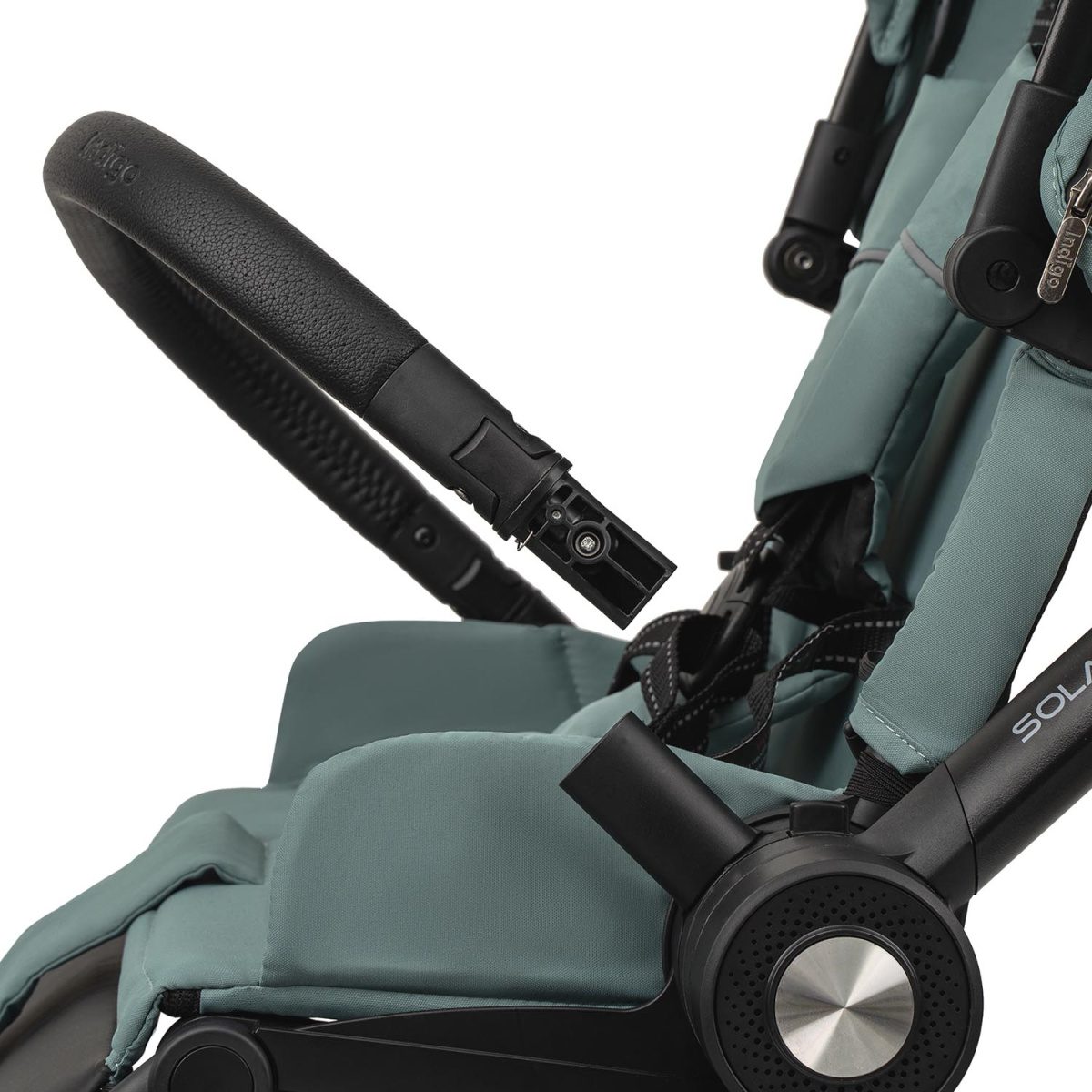 Коляска прогулочная Indigo SOLAR зелёный