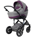 Модульная Коляска 2 в 1 Rant Ballada серо-бордовый