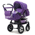 Коляска трансформер Bart-Plast Diana 2016 PKLO DD01, цвет: фиолетовый