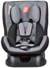 Автокресло детское Farfello GE-B серо+чёрный grey+black