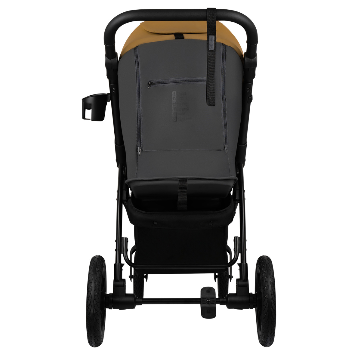 Коляска прогулочная Indigo EPICA XL AIR с сумкой бежевый-серый