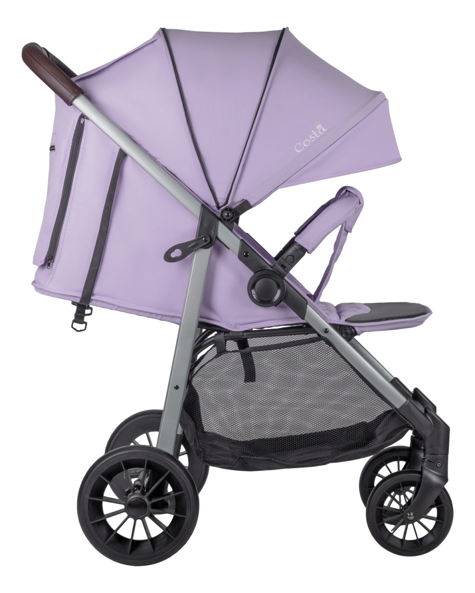 Коляска детская прогулочная Farfello COSTA Jenny + (Лавандовая/Lavender)