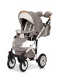Коляска 2 в 1 Riko Bruno Ecco 14 бежево-белый