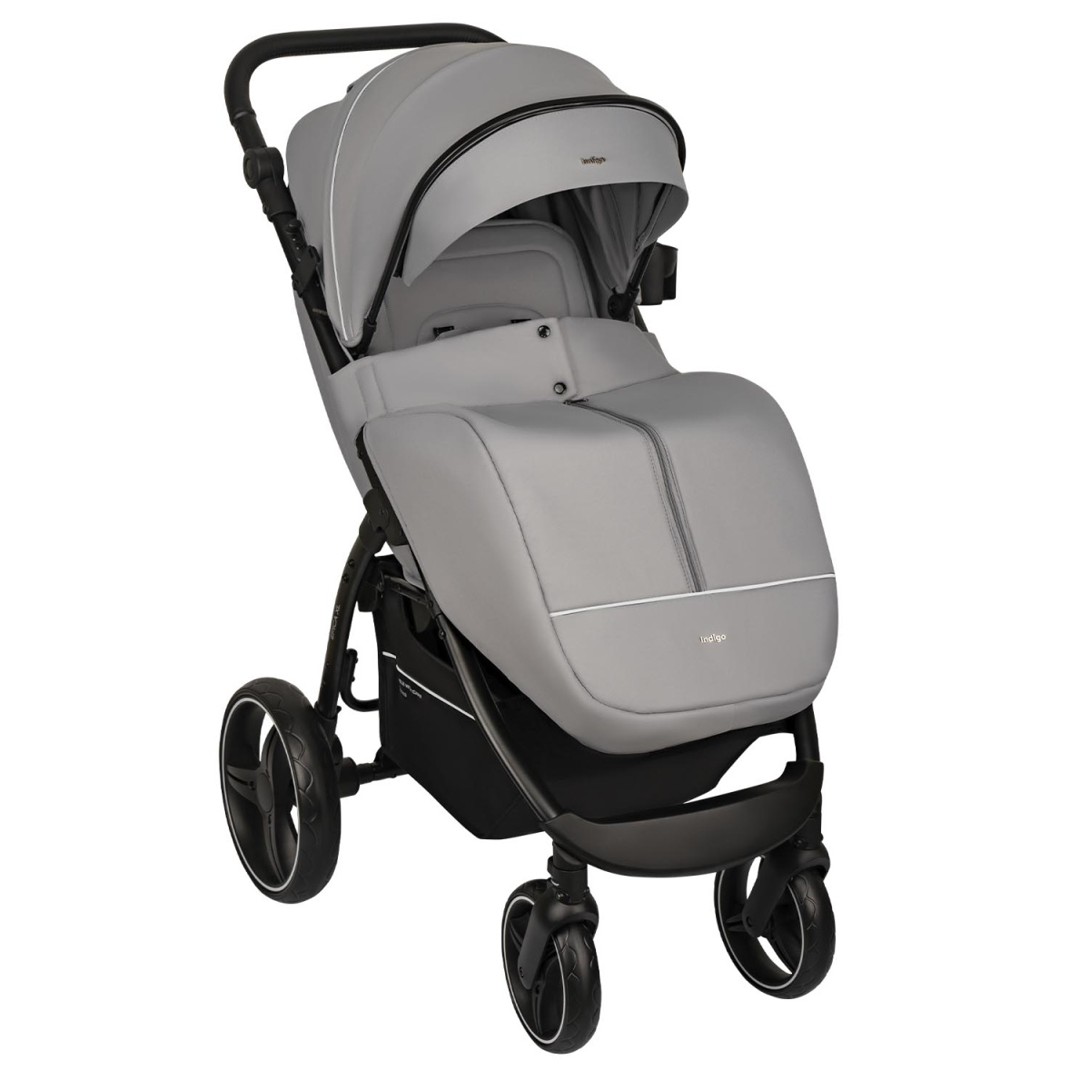 Коляска прогулочная Indigo EPICA XL светло-серый