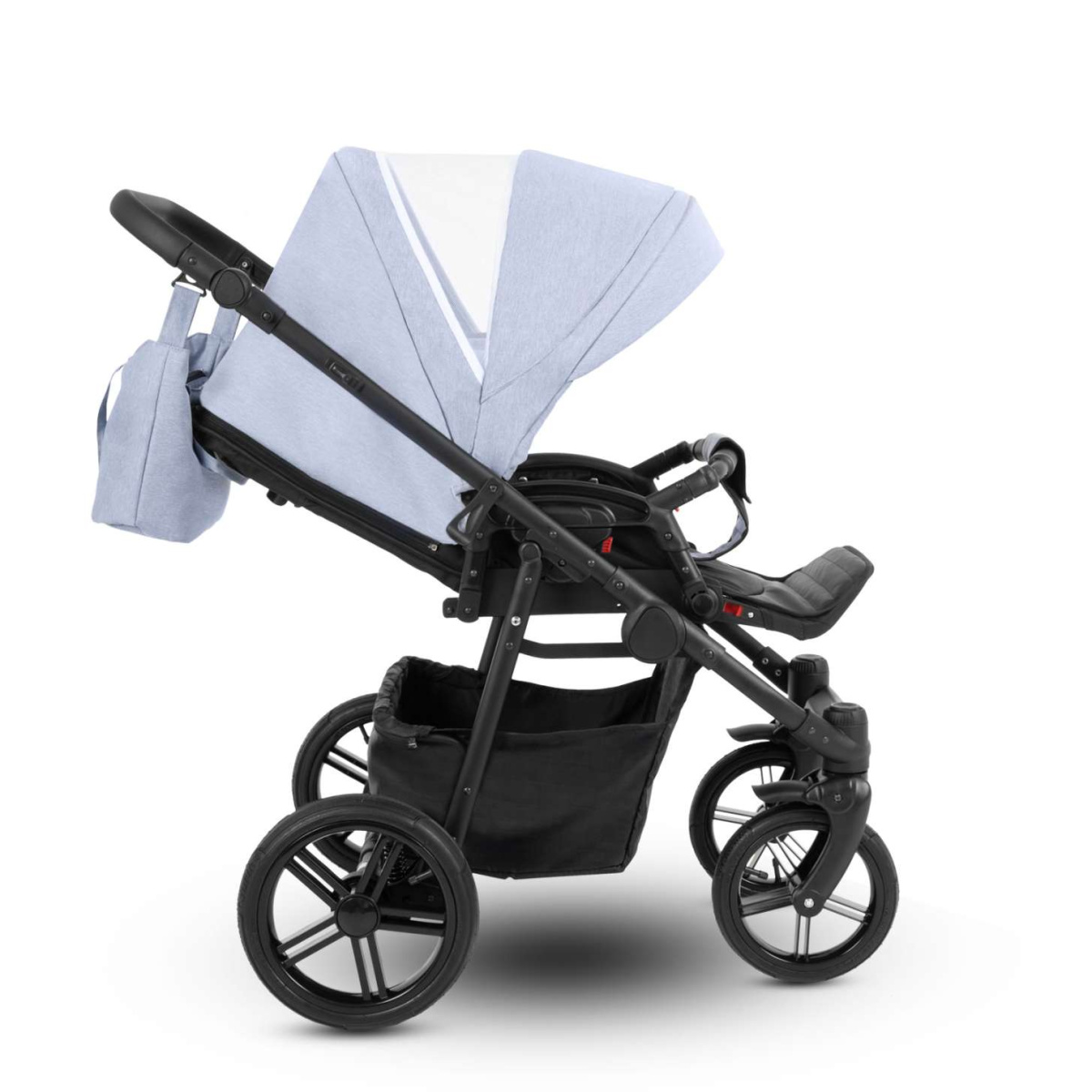 Коляска Camarelo Picco 2 в 1 голубой меланж