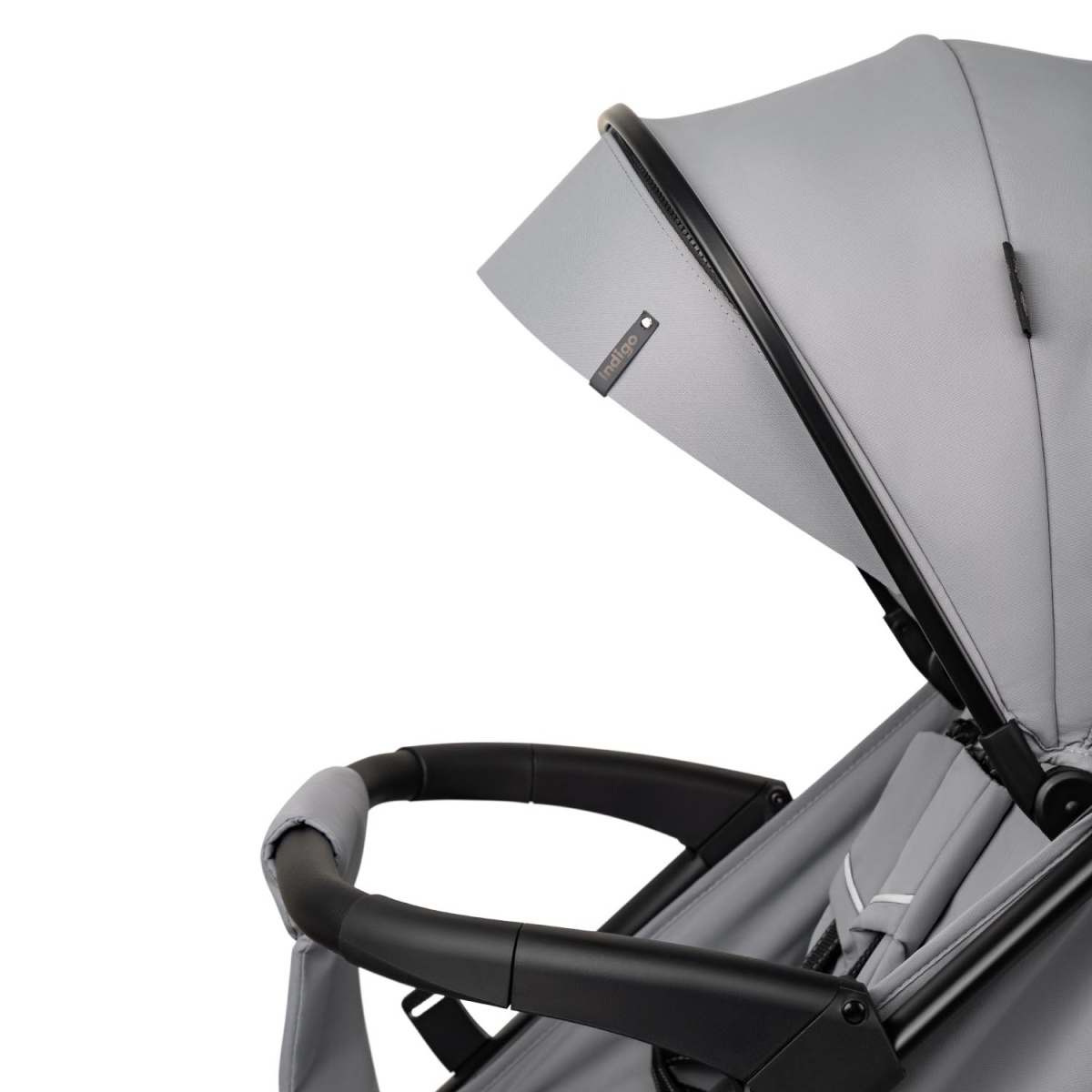 Коляска прогулочная Indigo EPICA XL AIR с сумкой светло-серый