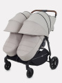 Коляска прогулочная для двойни Rant Twinny Milk coffee 2025