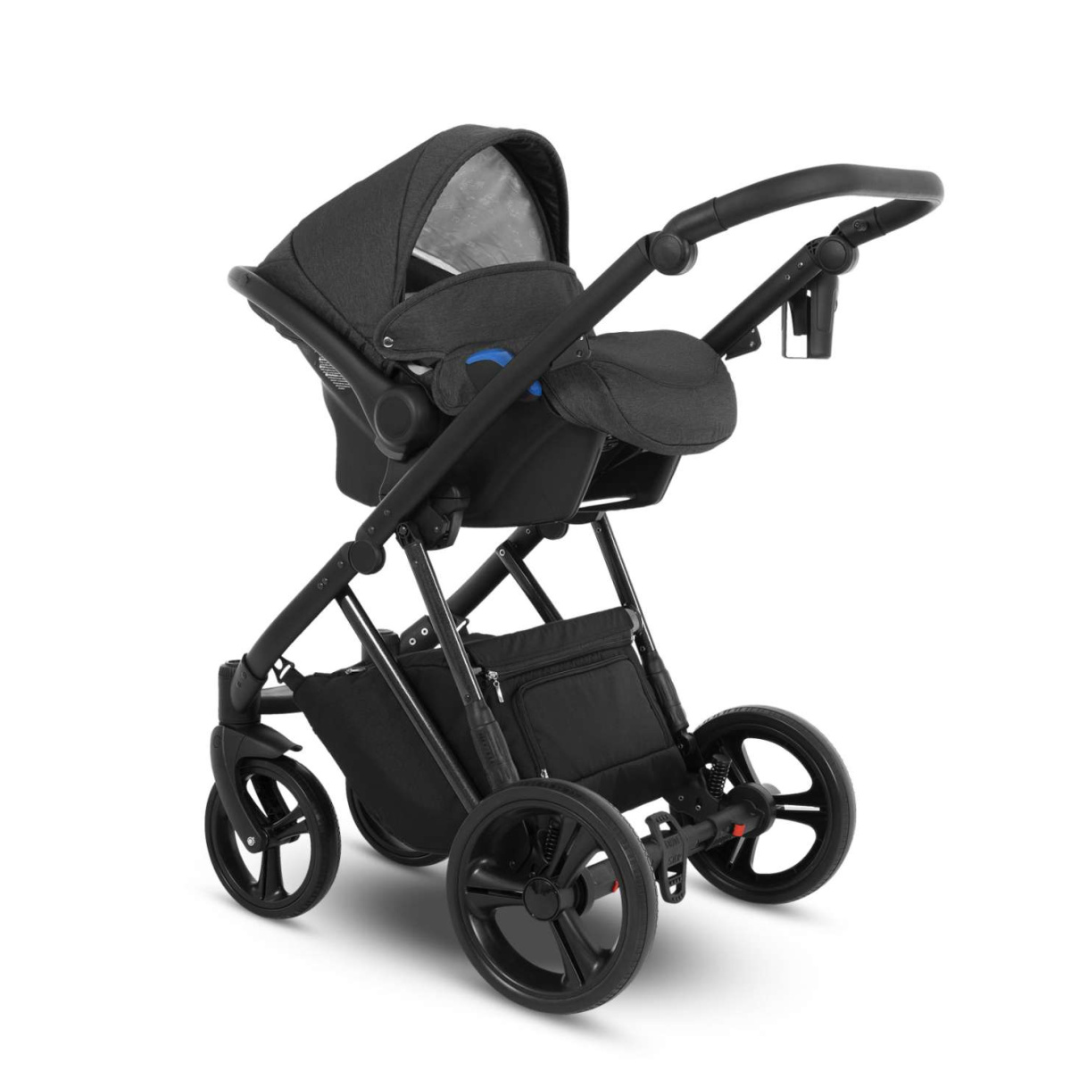 Коляска Camarelo Faro 3 в 1 тёмно-серый меланж