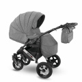Коляска 2 в 1 Camarelo Sevilla, Темно-серый меланж