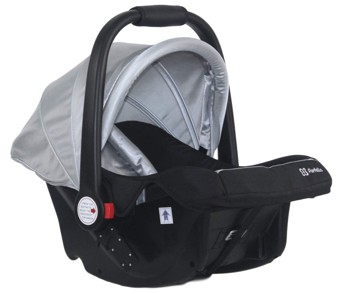 Коляска детская прогулочная Farfello Bino Angel Comfort (Silver/ серебристый)