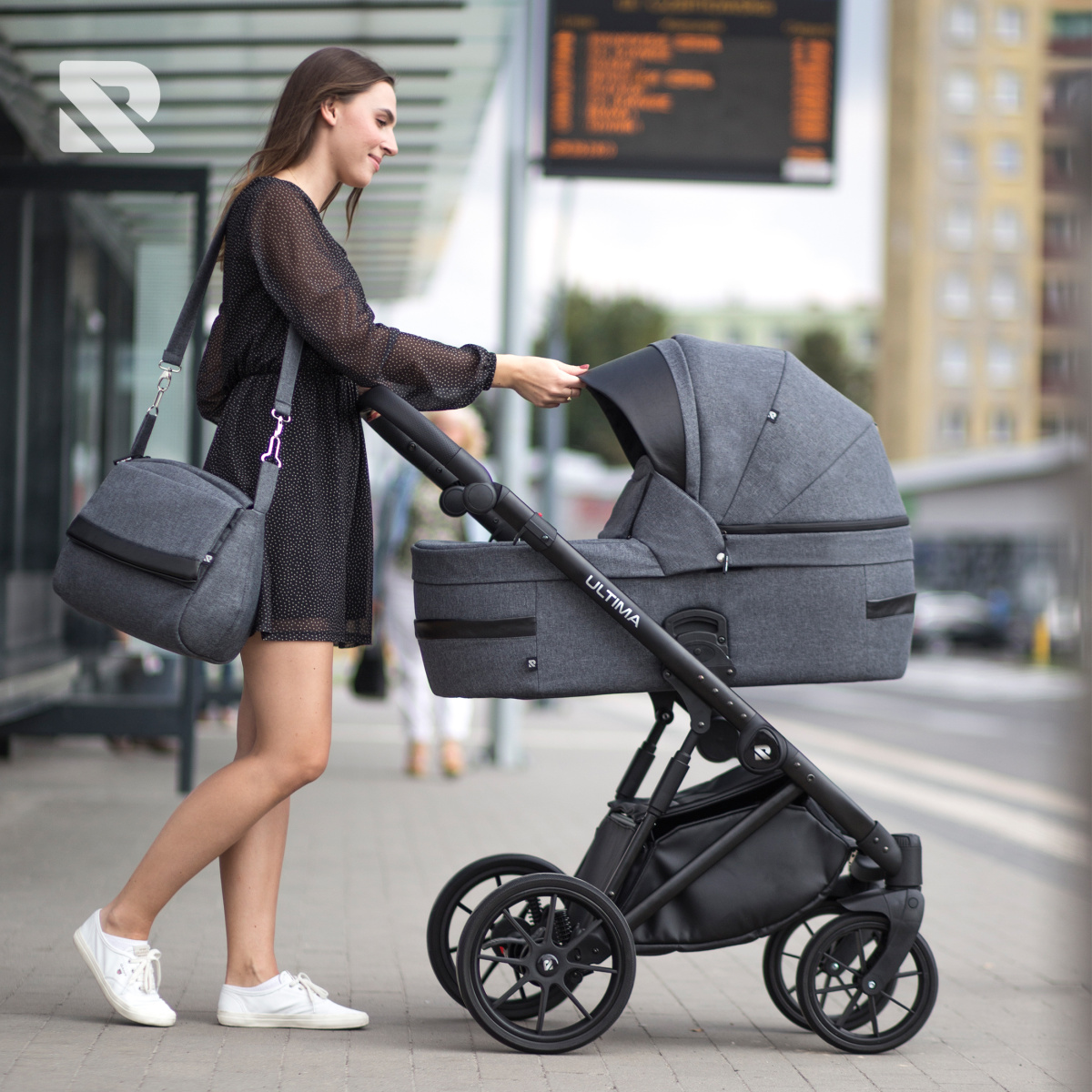 Коляска 2 в 1 Riko Ultima 05 Anthracite темно-серый