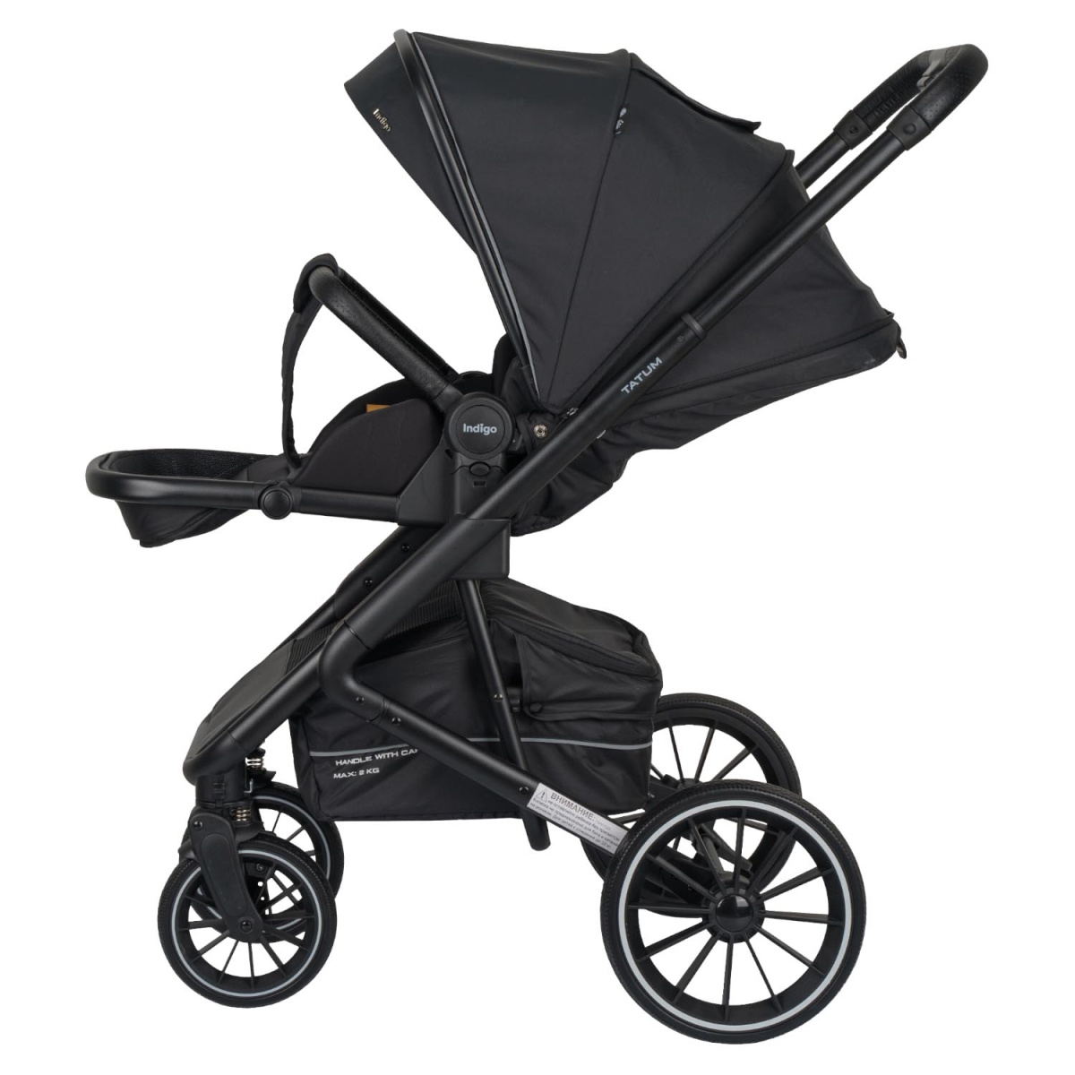 Коляска прогулочная Indigo TATUM черный