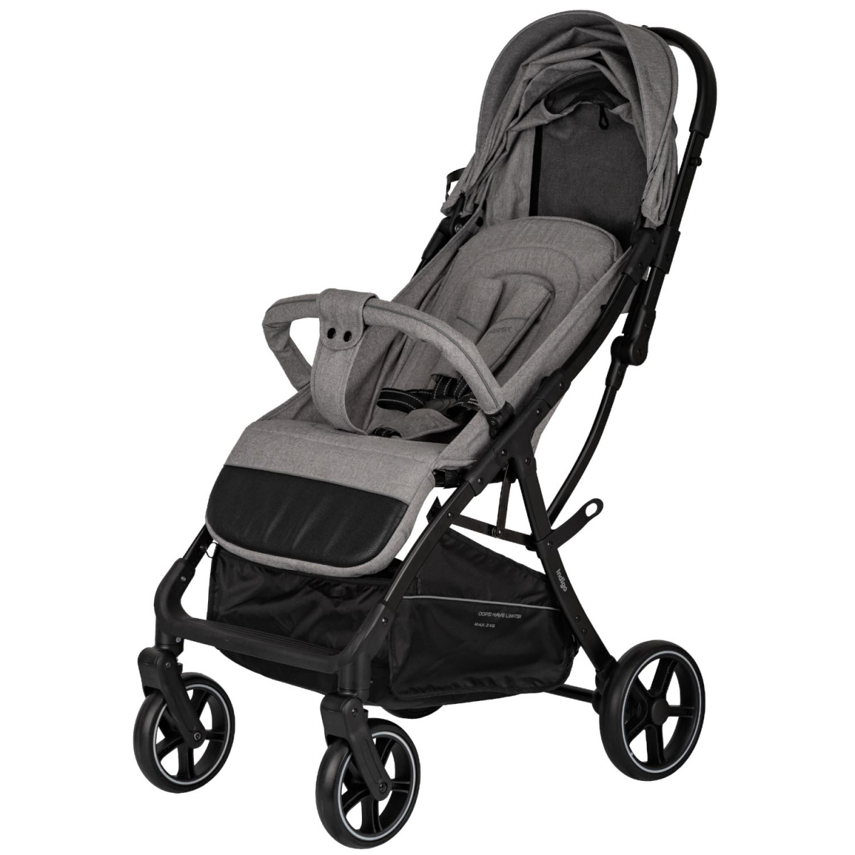 Коляска прогулочная Indigo FROST серый