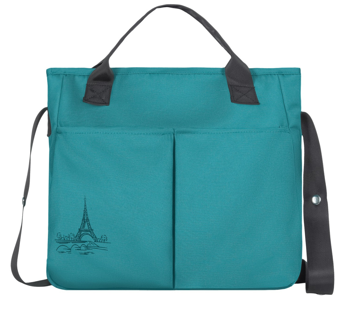 Коляска трансформер Farfello Aimile Original New Silver (Голубая гавань NDS-6)