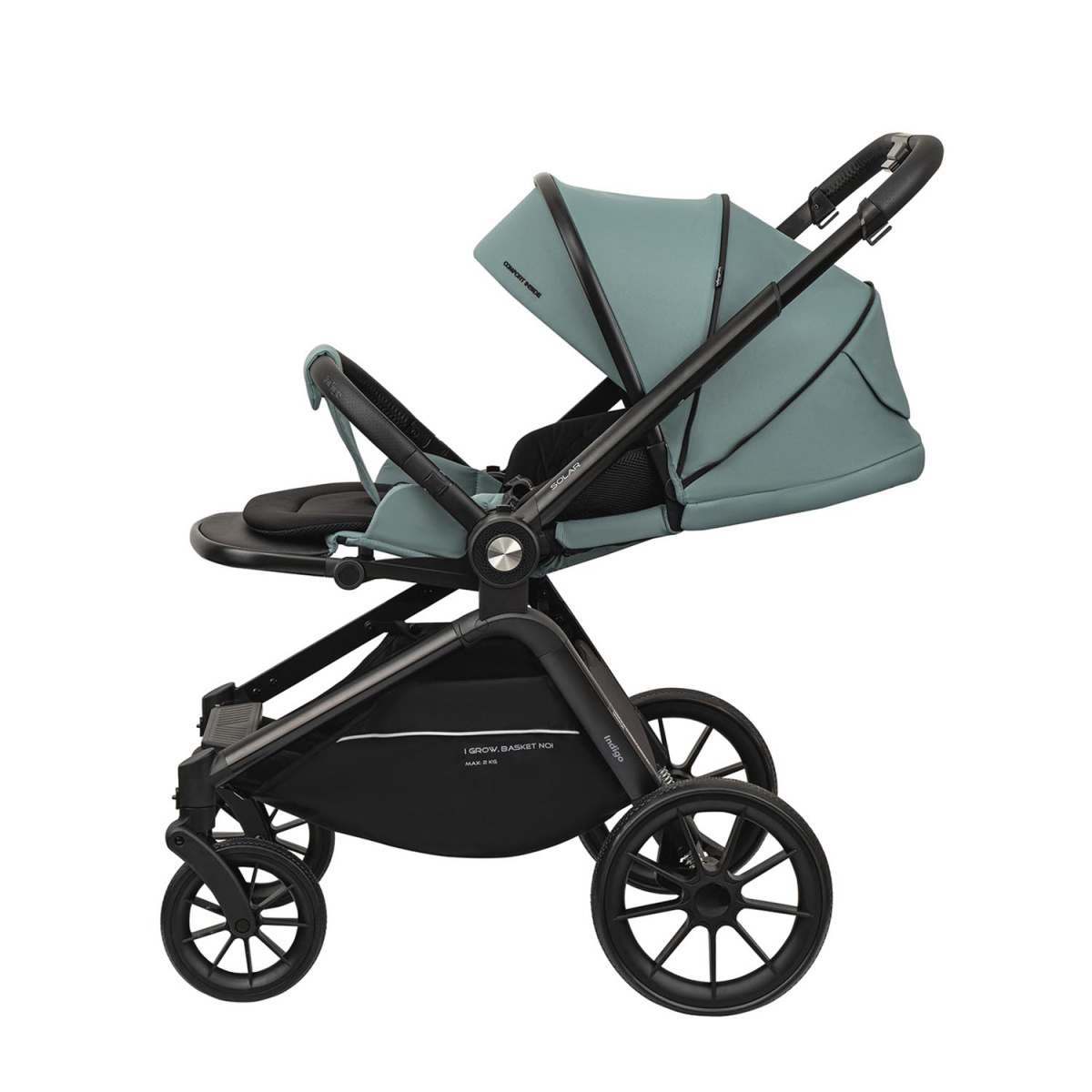 Коляска прогулочная Indigo SOLAR зелёный