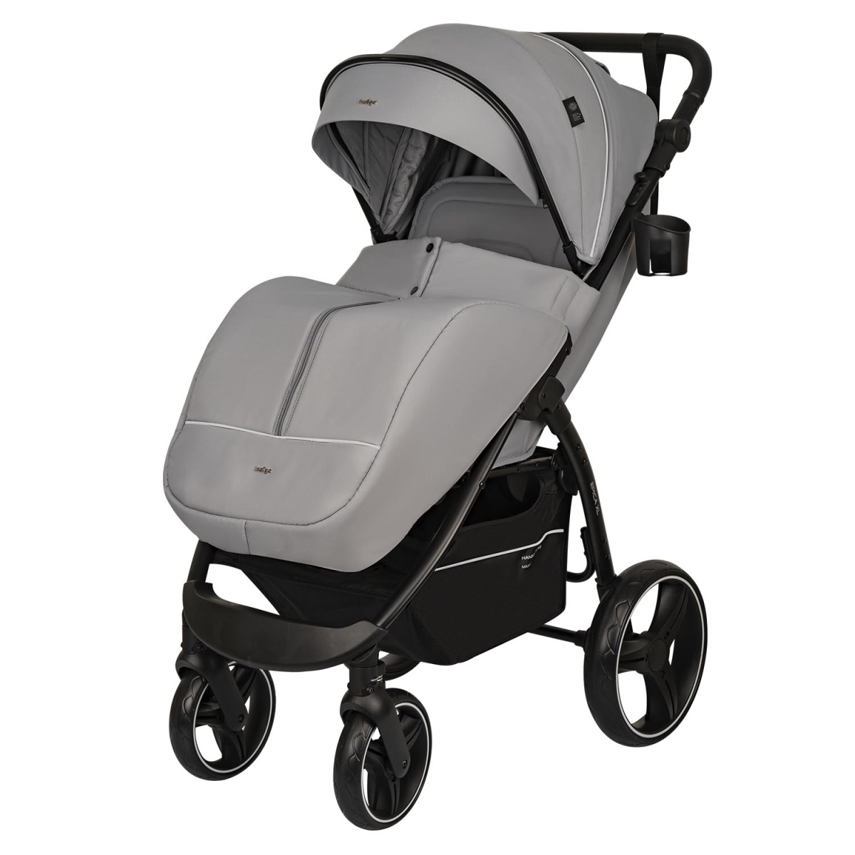 Коляска прогулочная Indigo EPICA XL светло-серый