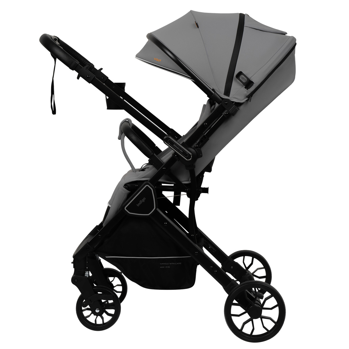 Коляска прогулочная Indigo VOLT светло-серый