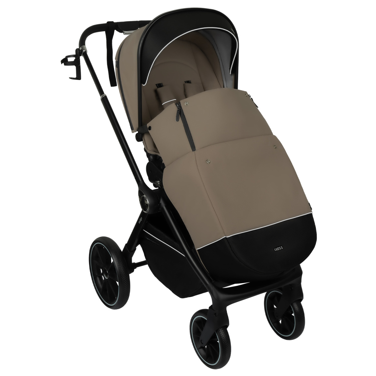 Коляска прогулочная Indigo GLOSS бежевый