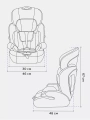 Автокресло Rant Basic Spark Next группа 1/2/3 (9-36 кг) Black