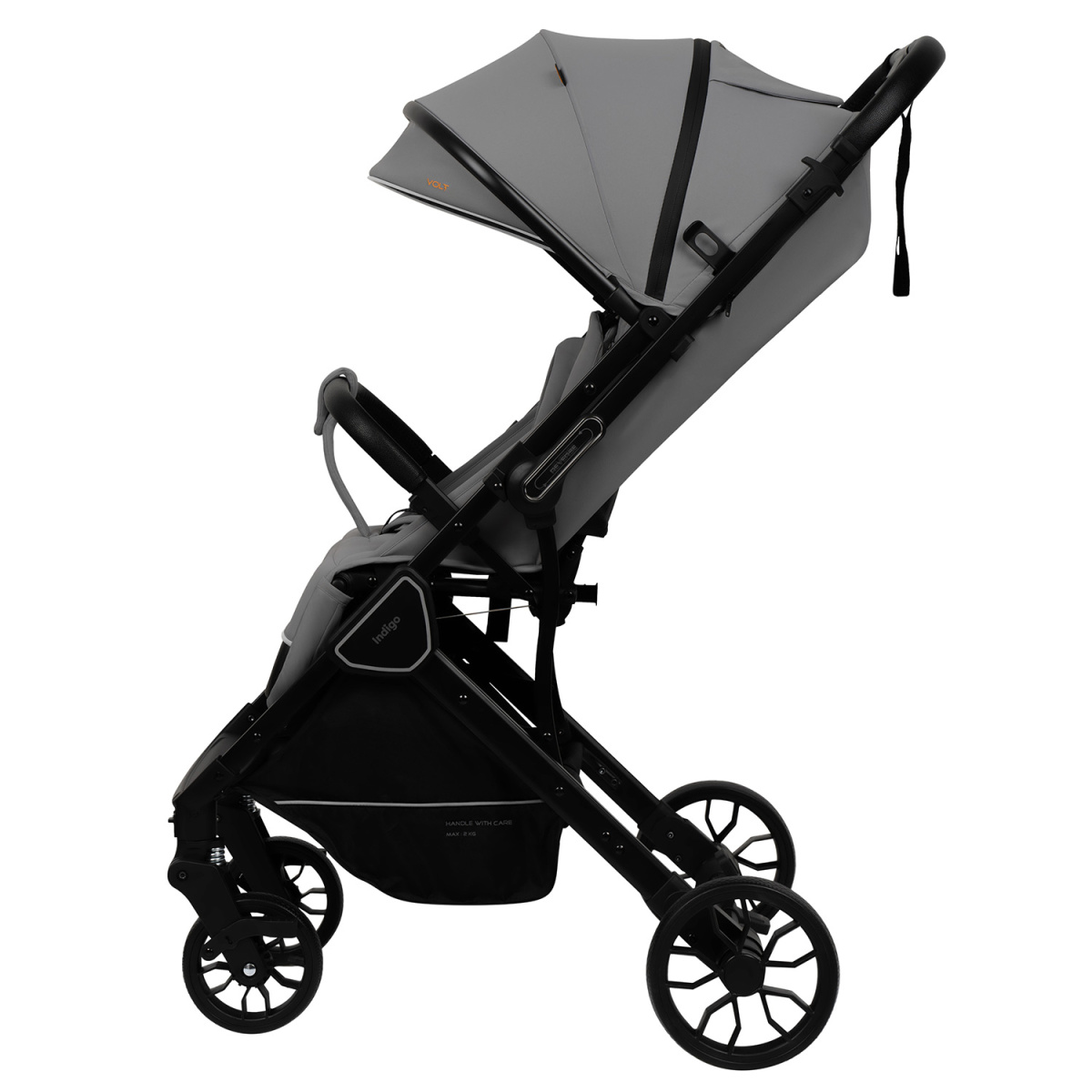 Коляска прогулочная Indigo VOLT светло-серый