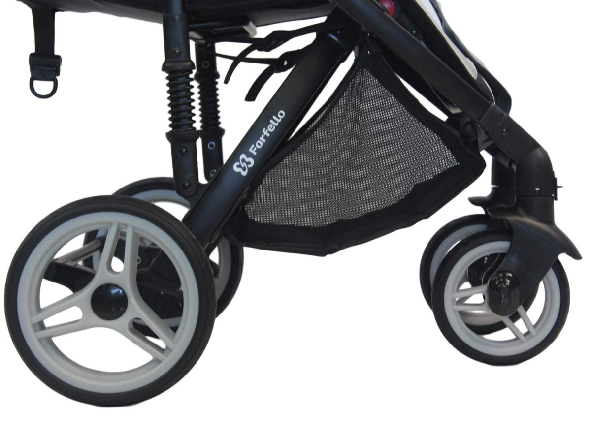 Коляска детская прогулочная Farfello Bino Angel Comfort (Silver/ серебристый)