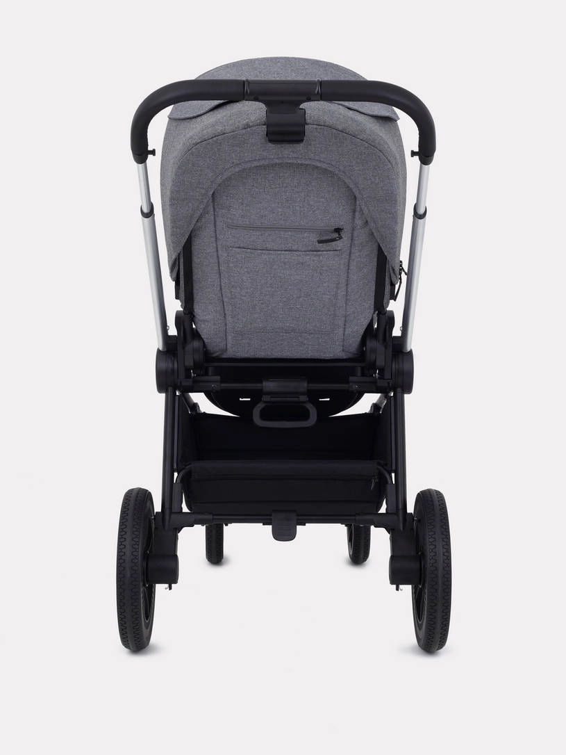 Коляска 2 в 1 MOWBaby ZOOM PU RA086 Silver Grey