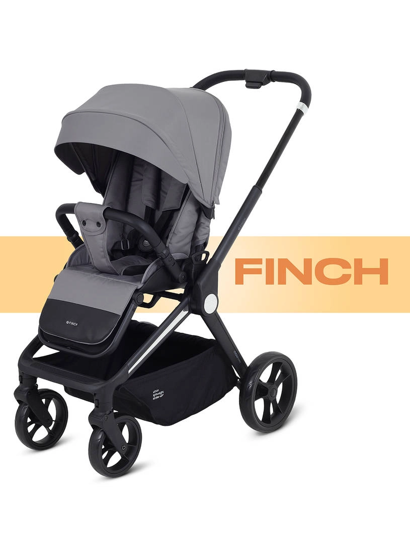 Коляска прогулочная Mowbaby Finch Grey