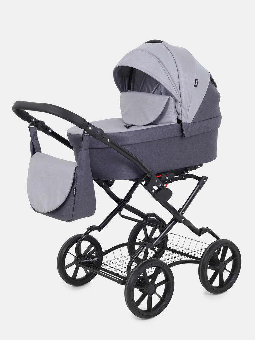 Коляска 2 в 1 Rant Dream Classic 2024 02 темно-серый - светло-серый