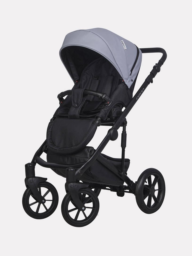 Коляска 3 в 1 Riko Basic Ozon Pastel 04, Серый