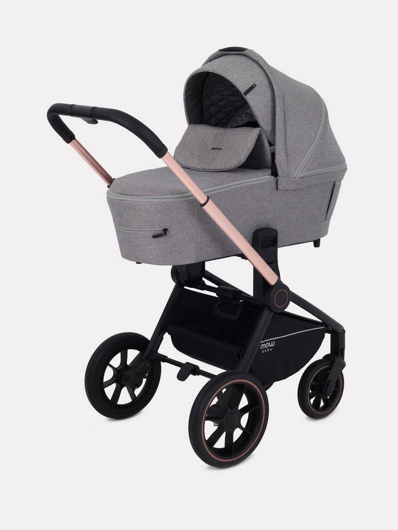 Коляска 2 в 1 MOWBaby ZOOM PU RA086 Gold Beige
