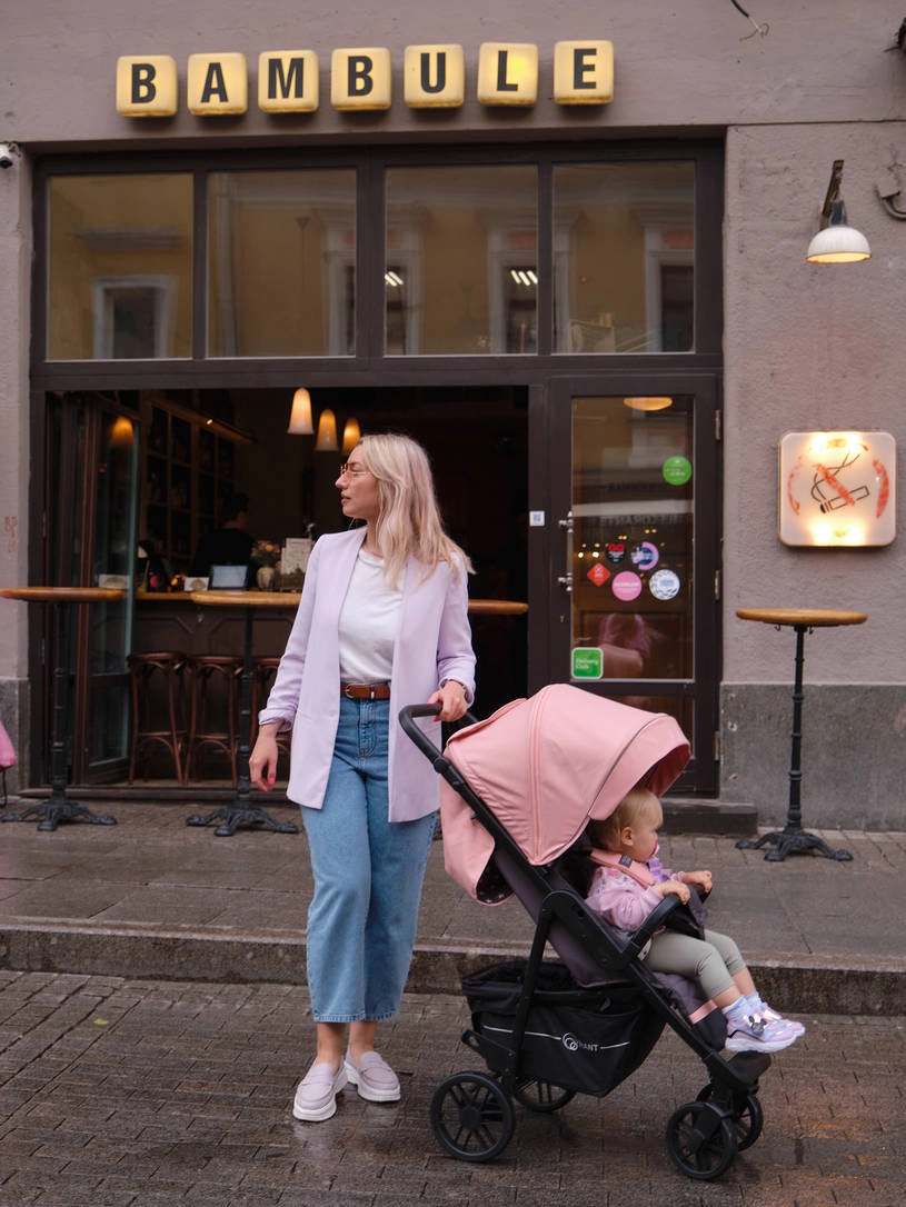 Коляска прогулочная Rant Vega Star Cloud Pink. Цвет: Розовый