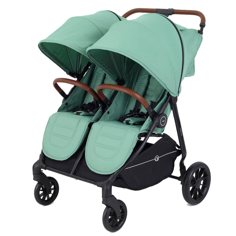 Коляска прогулочная для двойни Rant Twinny wild green