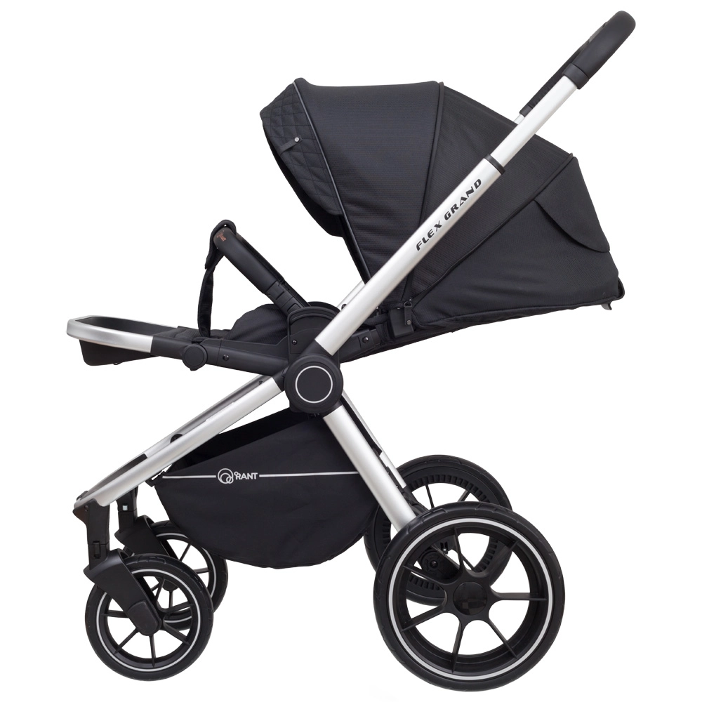 Коляска 3 в 1 Rant Flex Grand Midnight Black черный