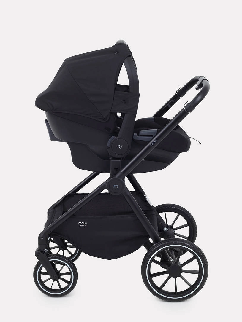 Коляска 3 в 1 Mowbaby Amber Black