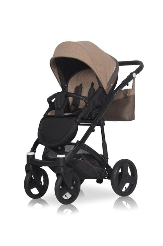 Коляска 2 в 1 Riko Basic Aicon 10 бежево-коричневый