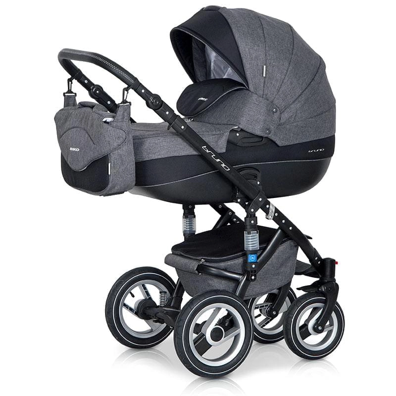 Коляска 3 в 1 Riko Bruno 01 серый
