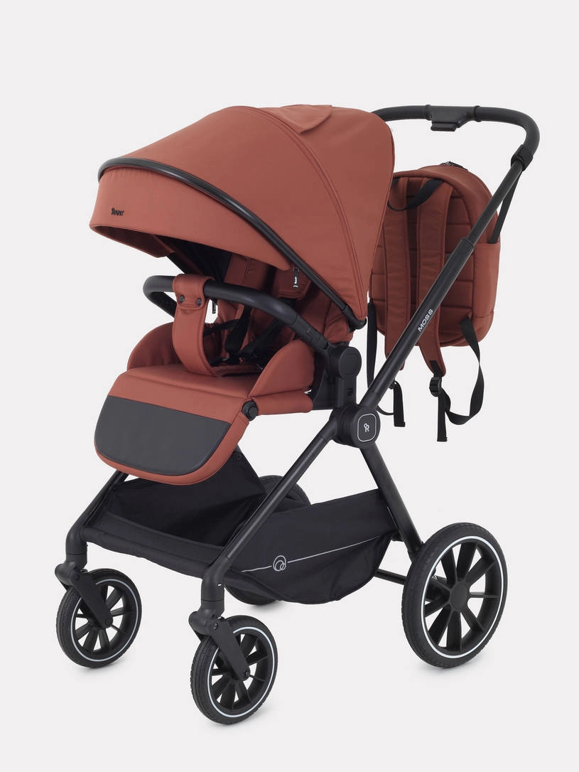 Коляска 2 в 1 Rant Moss Maroon brown