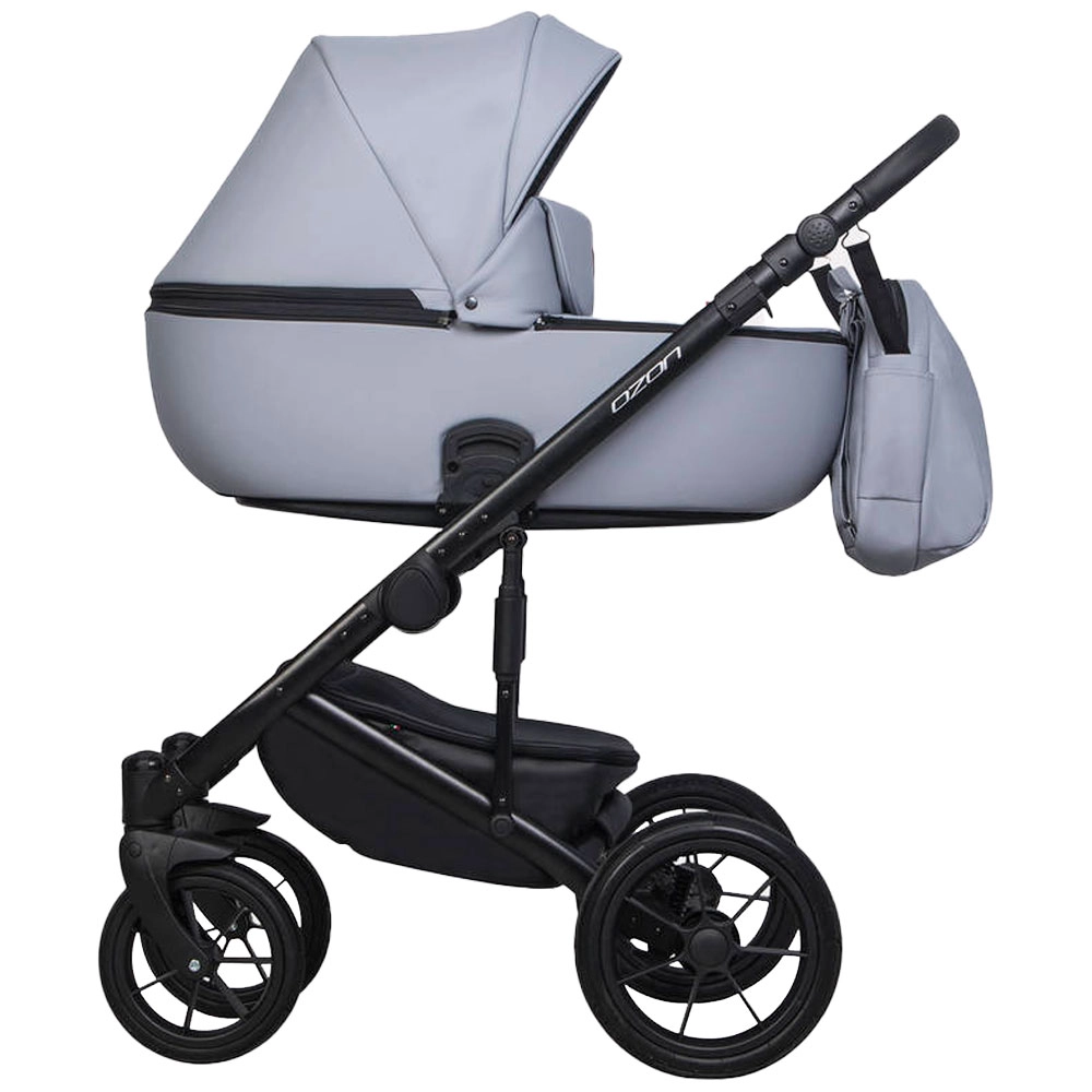 Коляска 3 в 1 Riko Basic Ozon Pastel 04, Серый