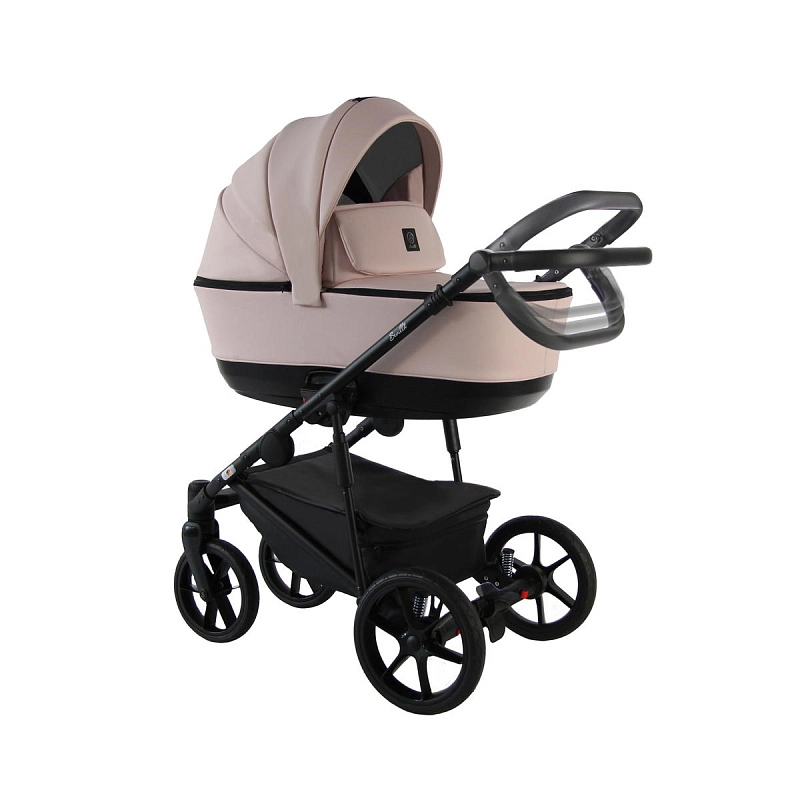 Детская коляска Sevillababy Tisso 2 в 1 пудровый экокожа