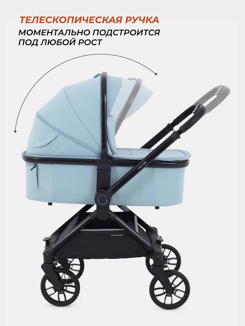 Коляска 2 в 1 Rant Vector Blue