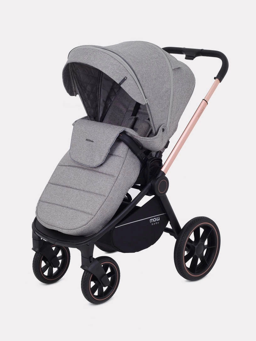 Коляска 2 в 1 MOWBaby ZOOM PU RA086 Gold Beige
