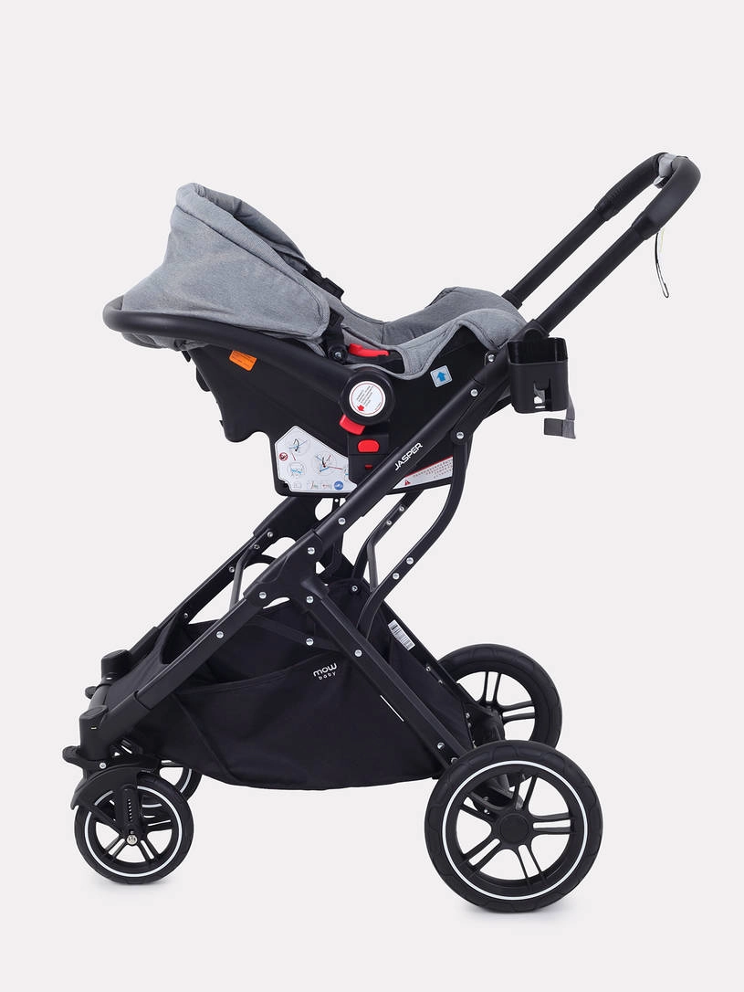 Коляска-трансформер 3 в 1 Mowbaby Jasper Grey