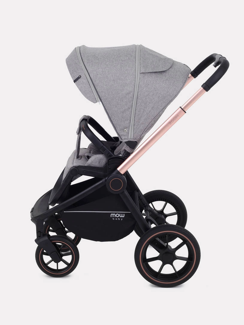 Коляска 2 в 1 MOWBaby ZOOM PU RA086 Gold Beige