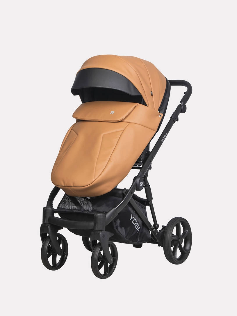 Коляска 2 в 1 Riko Basic Yoga Ecco 13 Caramel