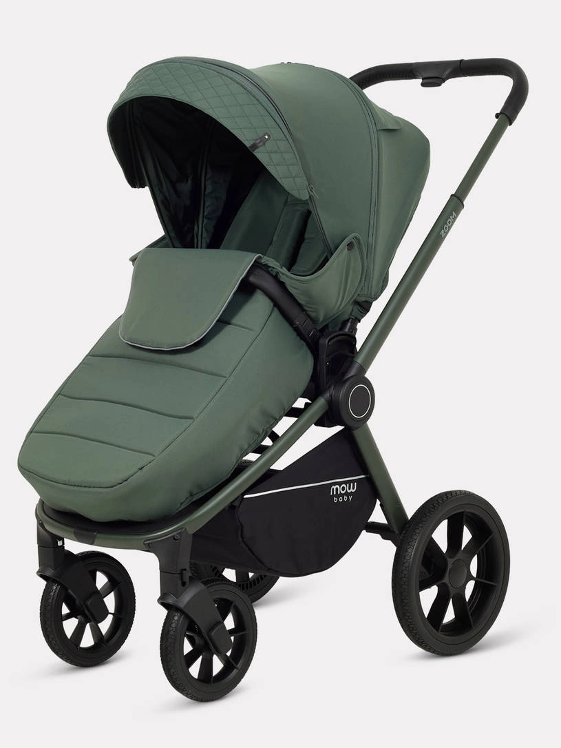 Коляска 2 в 1 Mowbaby Zoom PU Forest green