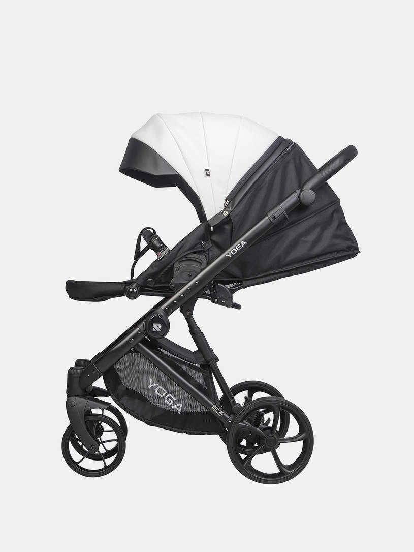 Коляска 3 в 1 Riko Basic Yoga Ecco 11 White, Белый