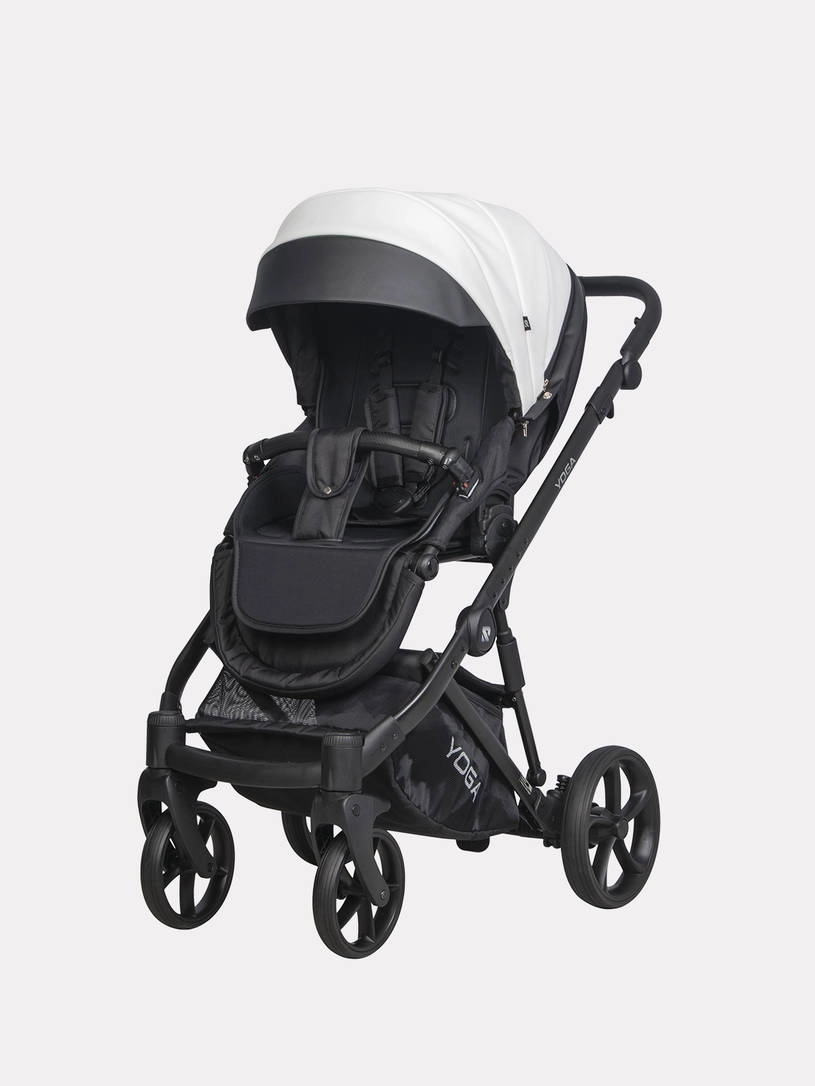 Коляска 3 в 1 Riko Basic Yoga Ecco 11 White, Белый