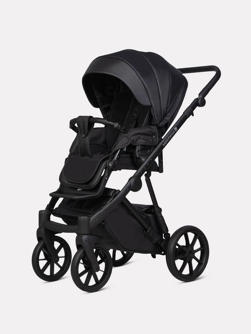 Коляска 2 в 1 Riko Basic Montana Ecco X 12 Black