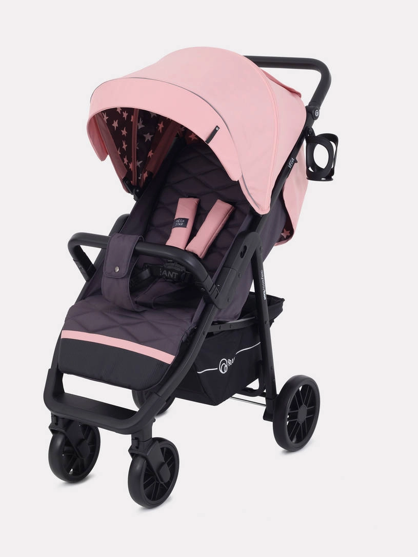 Коляска прогулочная Rant Vega Star Cloud Pink. Цвет: Розовый