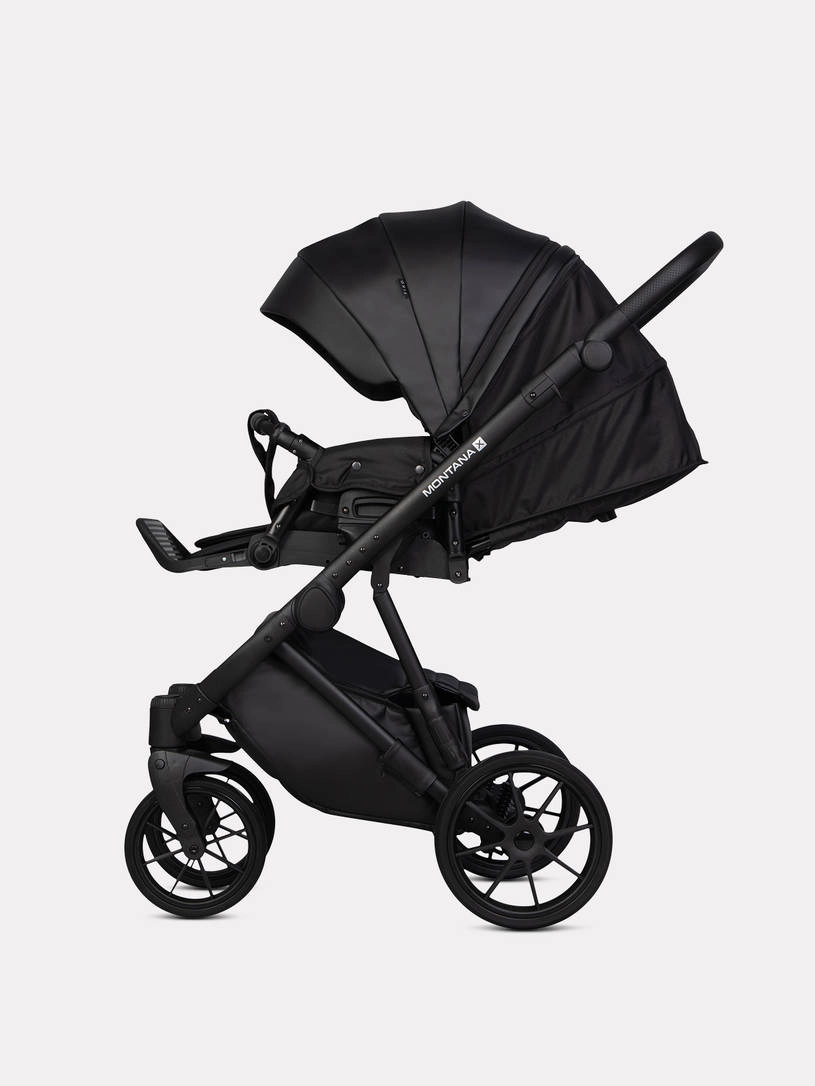 Коляска 2 в 1 Riko Basic Montana Ecco X 12 Black